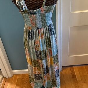 Floral Patchwork Maxi Dress